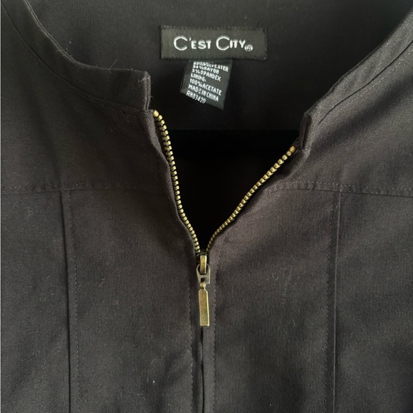 Black Formal Blazer Elegant Suit Jacket - Picture 6 of 9